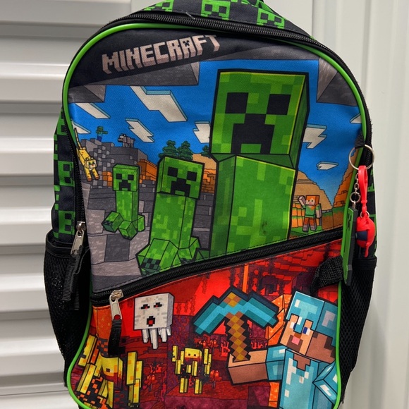 Minecraft Backpack Lot of 3 Kids School Bag Bundle Back to School Supplies - Picture 5 of 13
